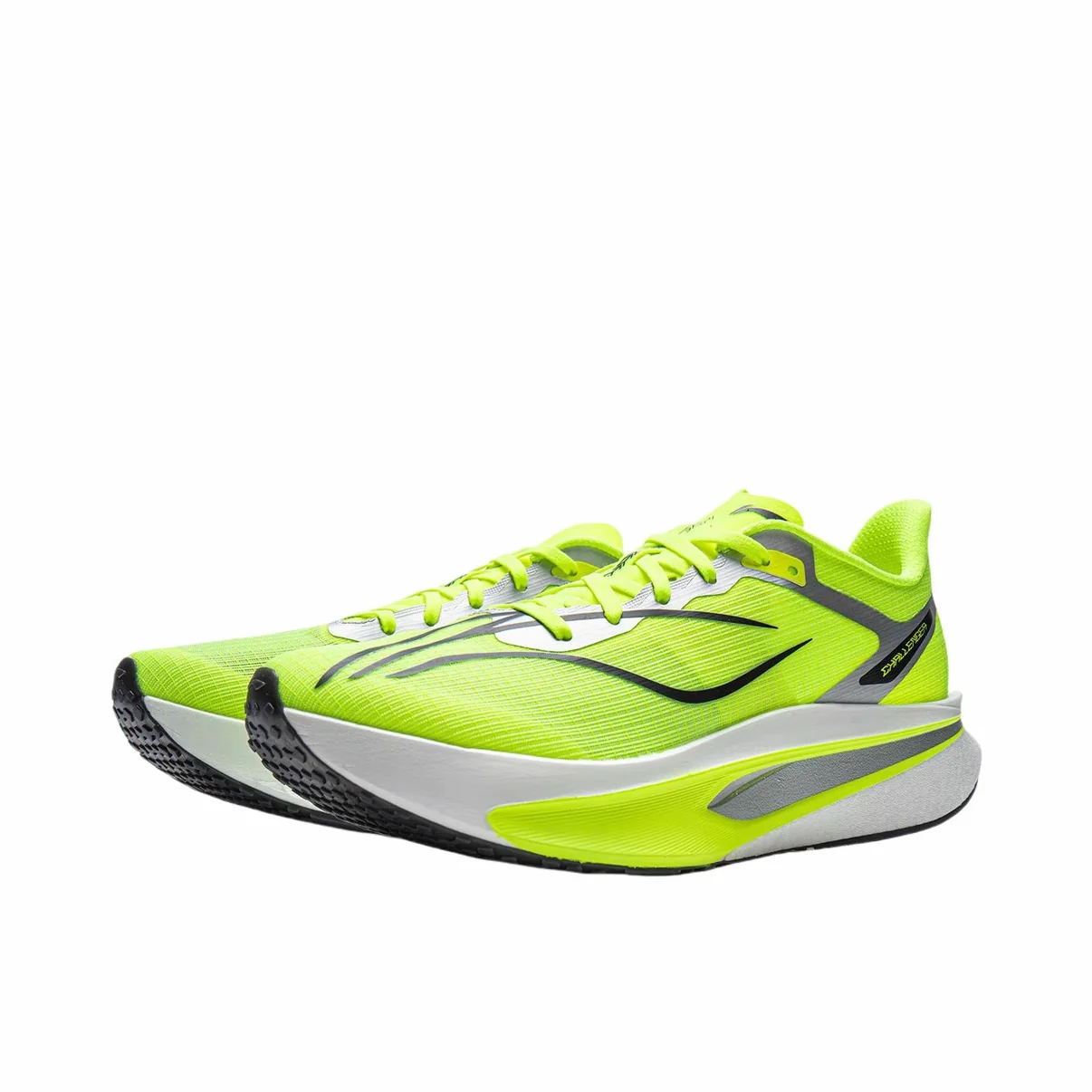 (Men & Women)Li-Ning Feidian 6 Challenger Racing Carbon Plate Running Shoes - Fluorescent Green