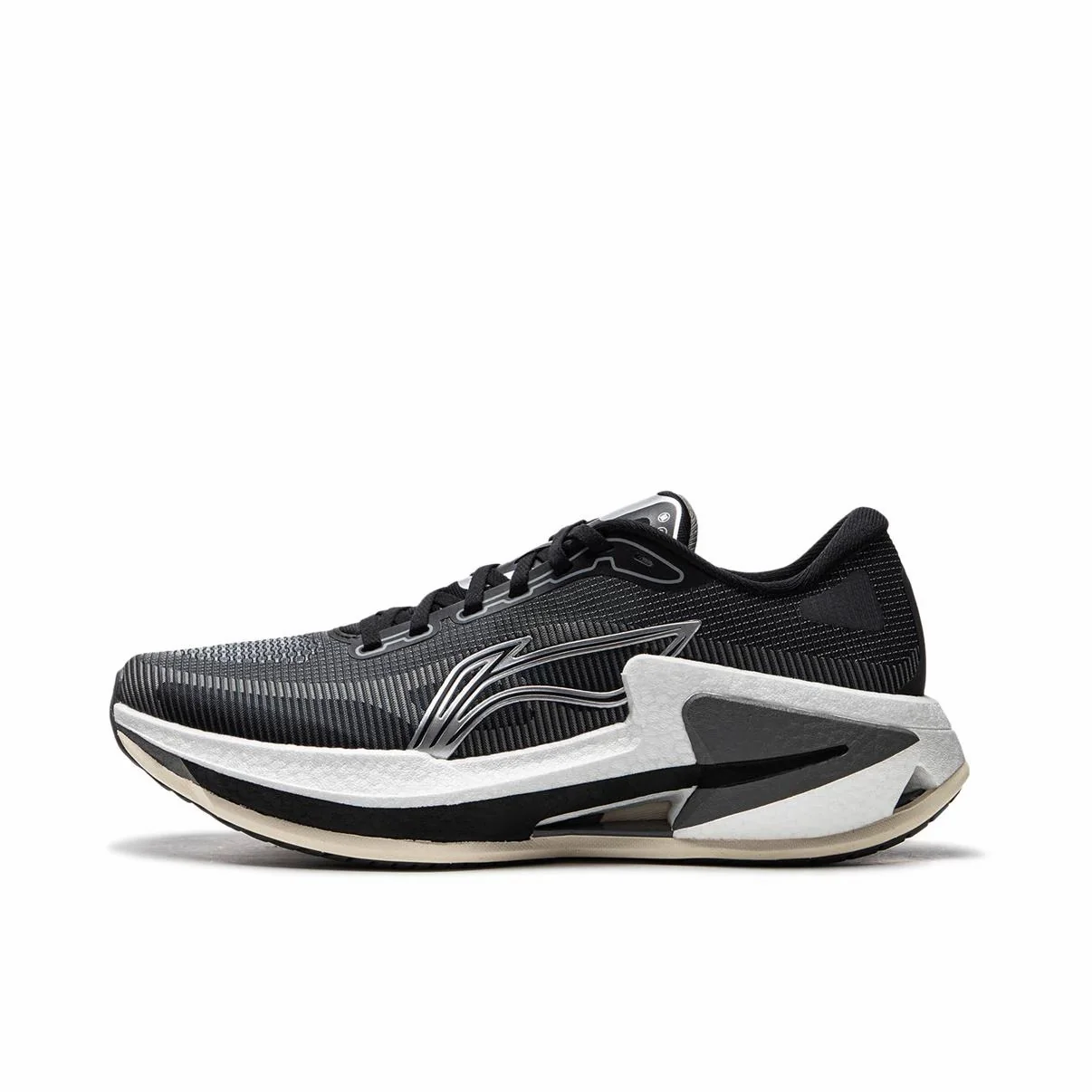 （Men & Women) Li-Ning Furious Rider 8 Running Shoes - Black