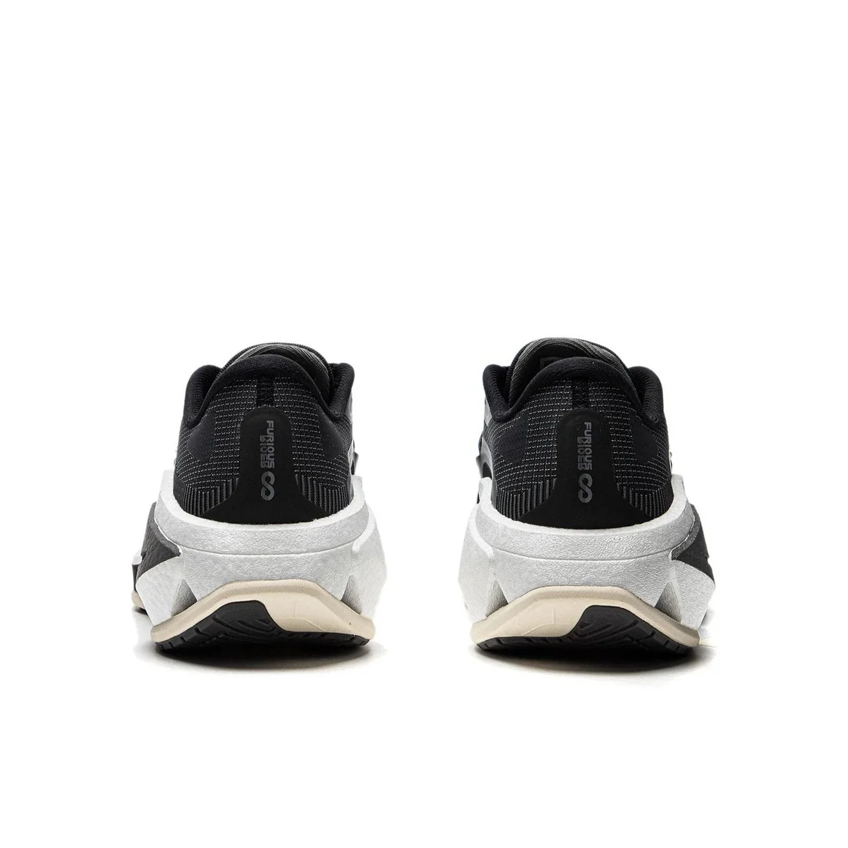（Men & Women) Li-Ning Furious Rider 8 Running Shoes - Black - Image 4