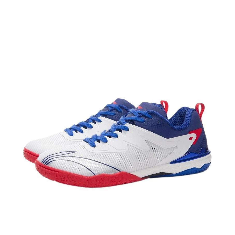 【Fan Zhendong 】Li-Ning Kirin 2.0 Table Tennis Shoes - White/Blue/Red - Image 2