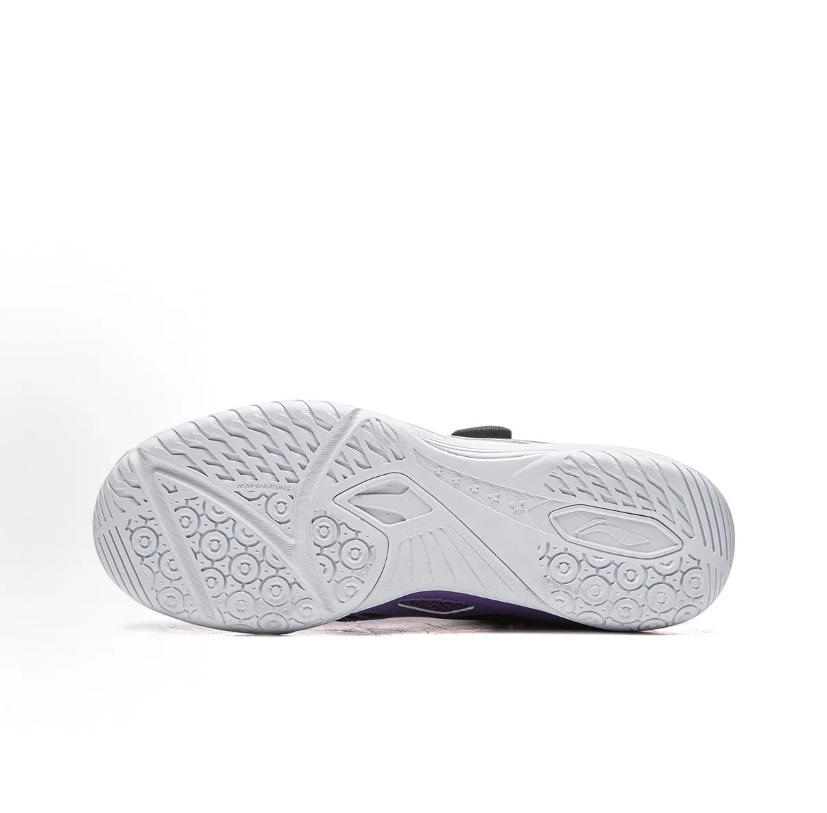 Li-Ning Mage Ess Table Tennis Shoes - White/Purple - Image 4