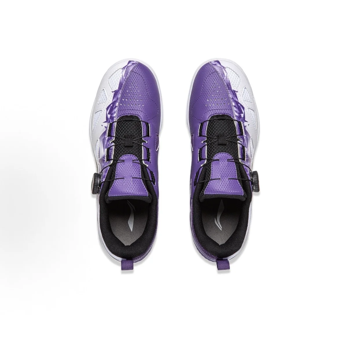Li-Ning Mage Ess Table Tennis Shoes - White/Purple - Image 5