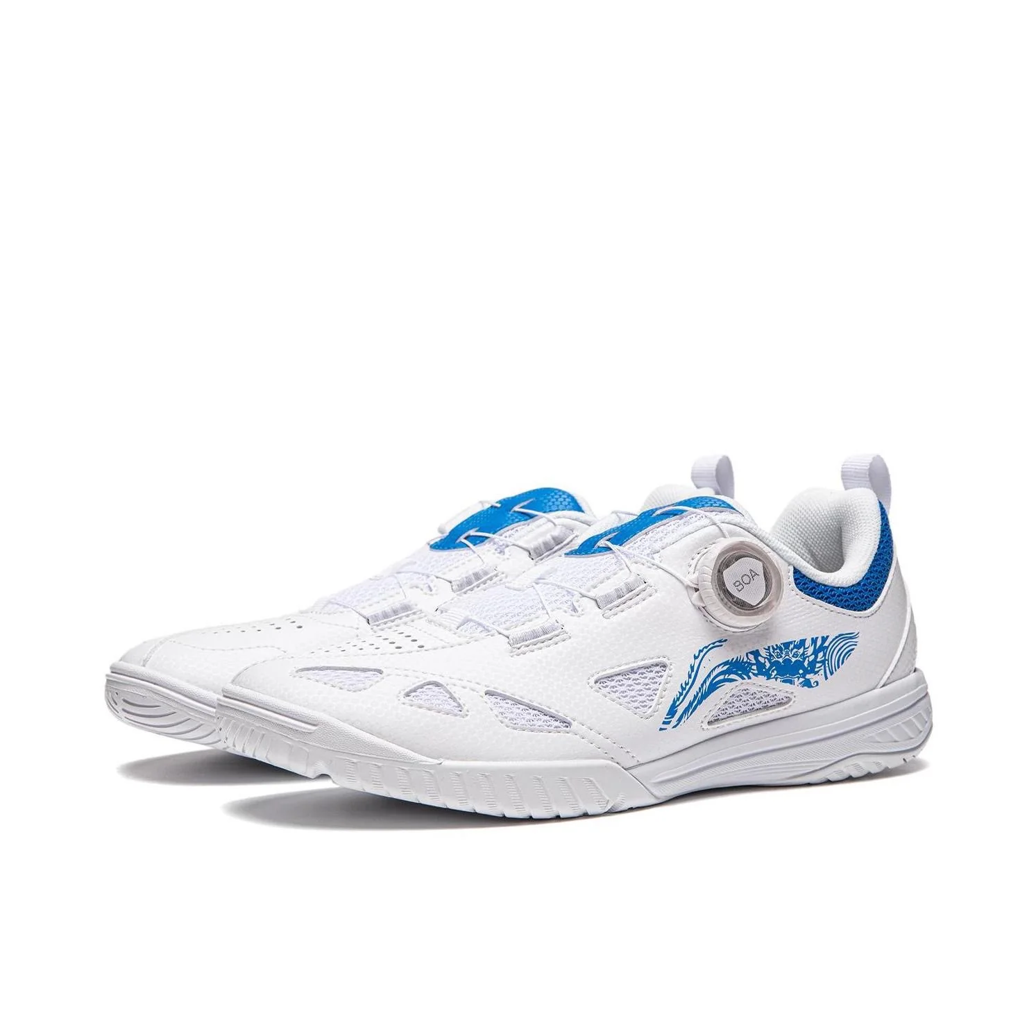 【Wang Chuqin】Li-Ning Mage Pe Table Tennis Shoes - Blue and white porcelain - Image 2