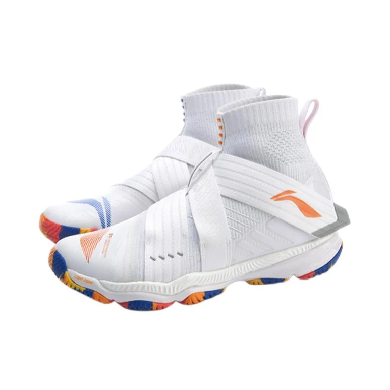 Li-Ning Ranger 4 High Professional Badminton Shoes - Standard White - Image 2