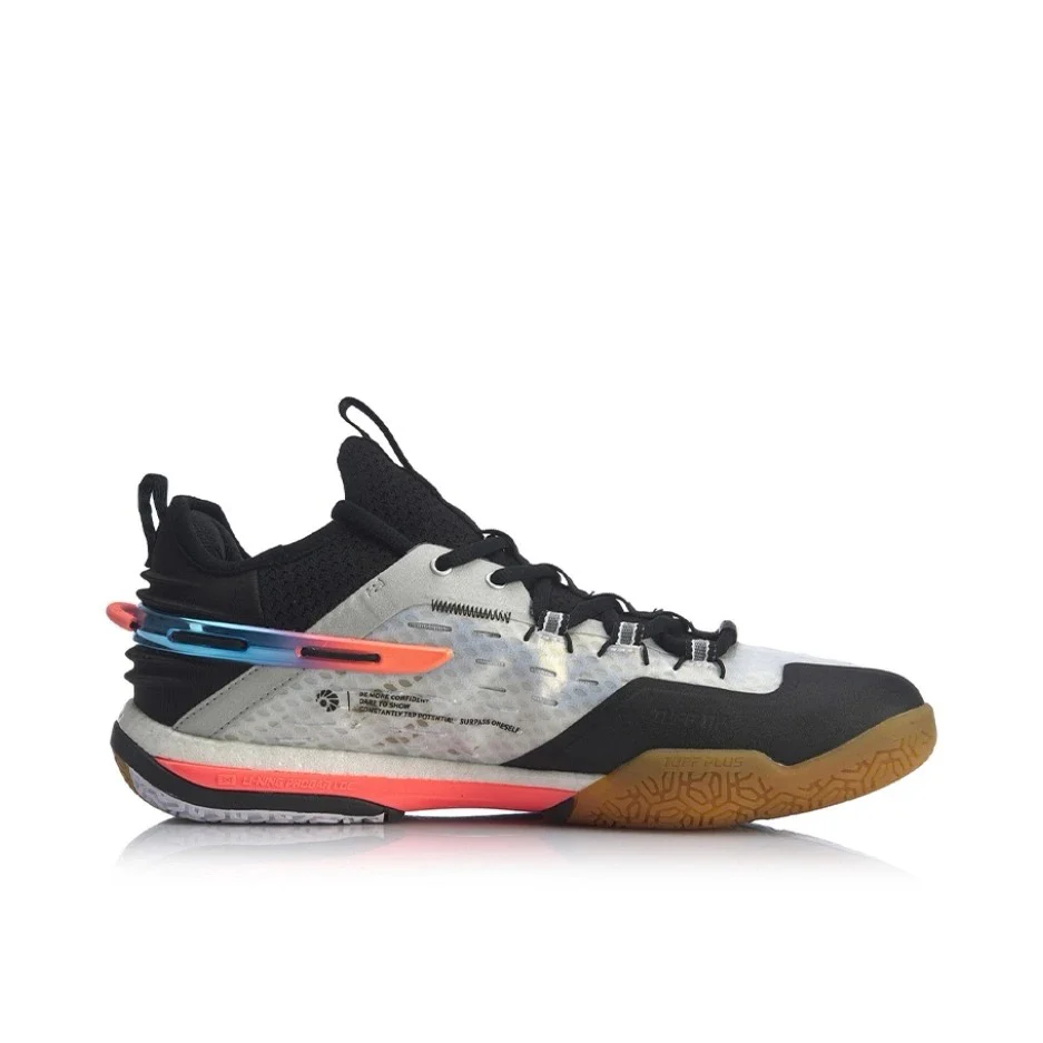 Li-Ning Saga Pro Badminton Shoes - Black/White - Image 2