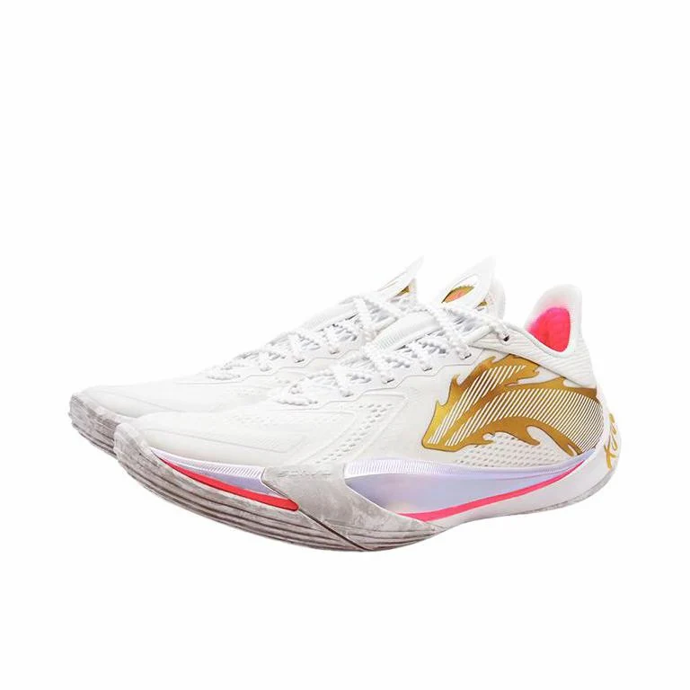 Xu Jie x Li-Ning Sonic 13 V2 - White/Gold - Image 2