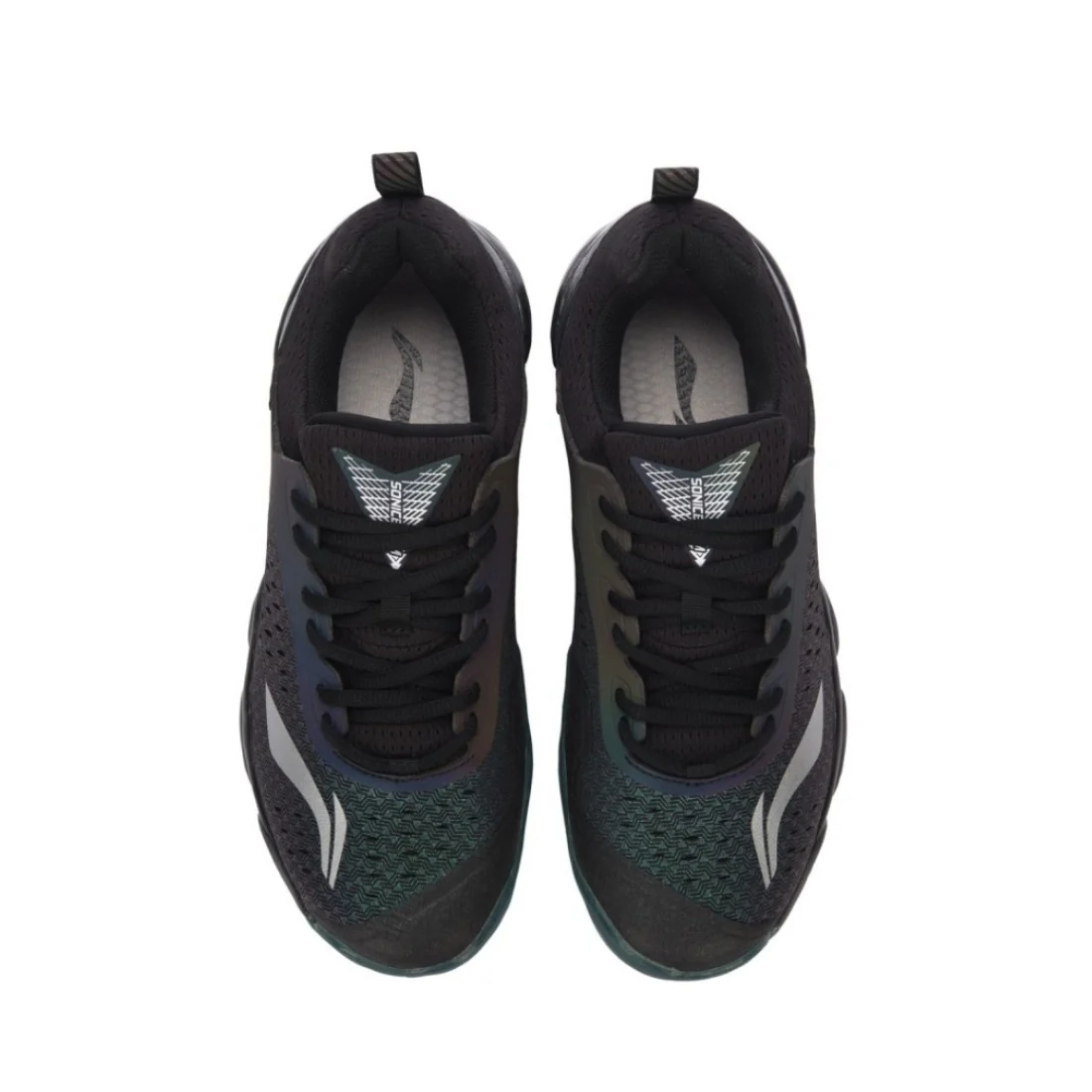 Li-Ning Sonic Boom 1.0 Badminton Shoes - Black/Blue - Image 5
