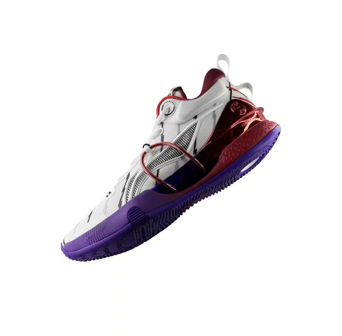 Li-Ning Speed 8 Premium - White/Purple - Image 5