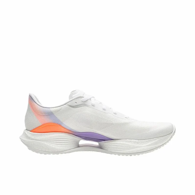 Li-Ning Ultra Light 2023 Running Shoes - White/Purple/Orange - Image 4
