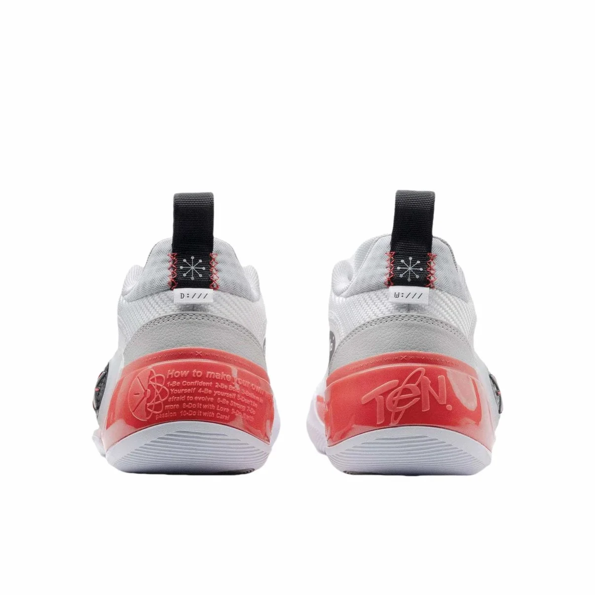 Li-Ning Way Of Wade 10 - White/Red - Image 4