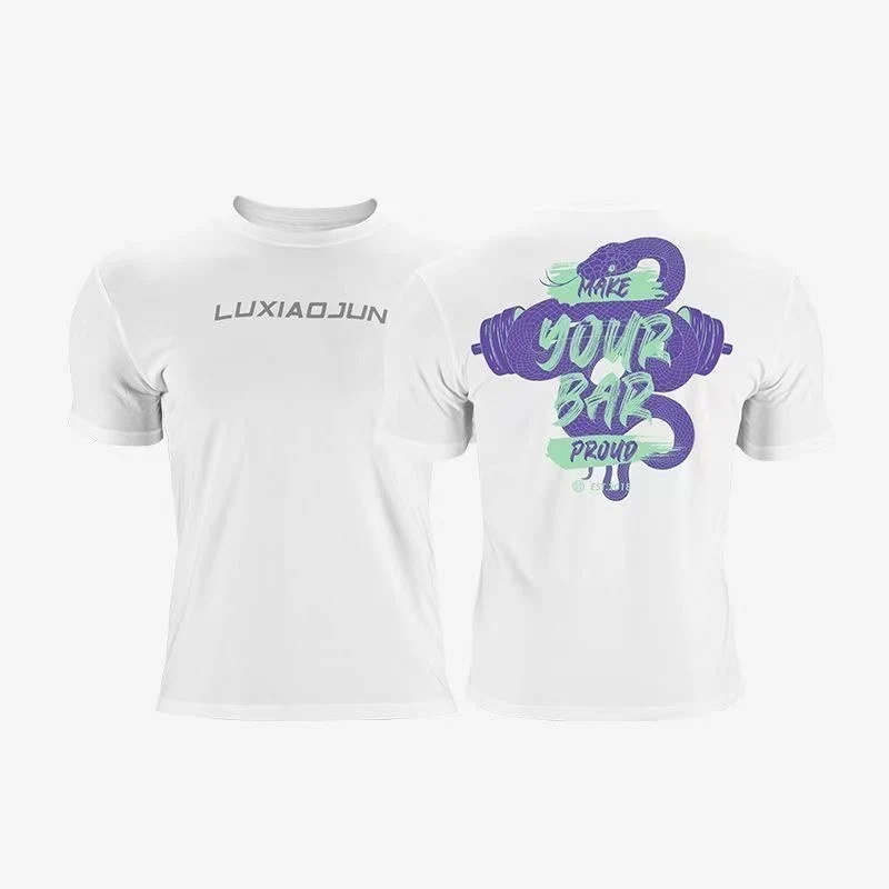 Lu Xiaojun 25SS Summer Men's Sports Fitness T-shirt - Image 5
