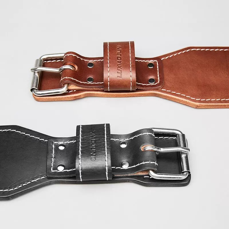 Lu Xiaojun CT800 Top Layer Cowhide Weightlifting Belt Deadlift Squat Belt - Image 3