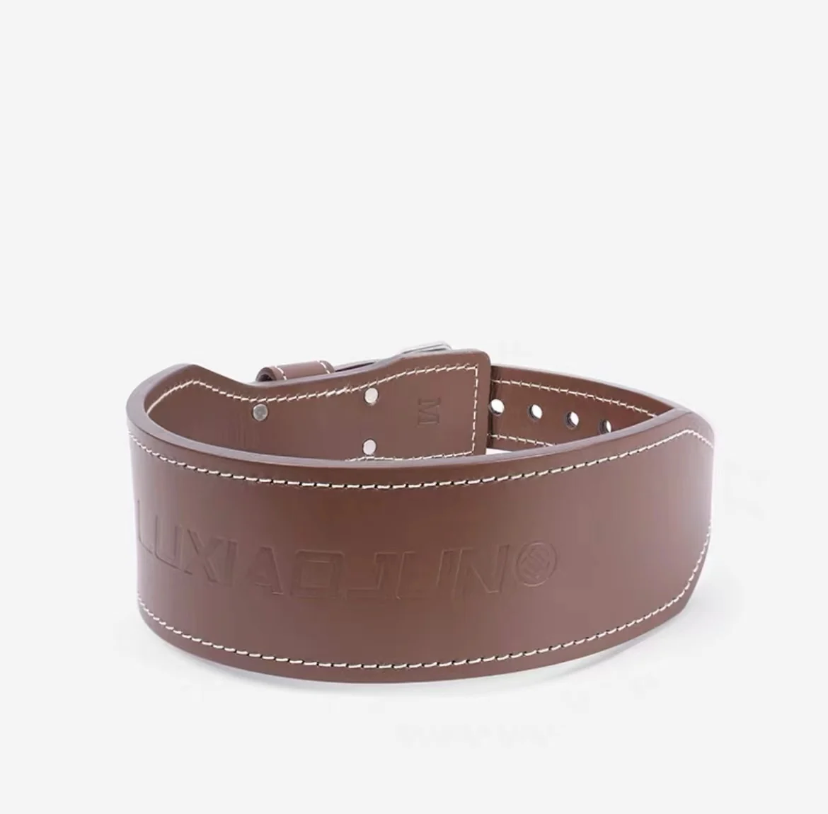 Lu Xiaojun CT810 Top Layer Cowhide Weightlifting Belt Deadlift Squat Belt - Image 7