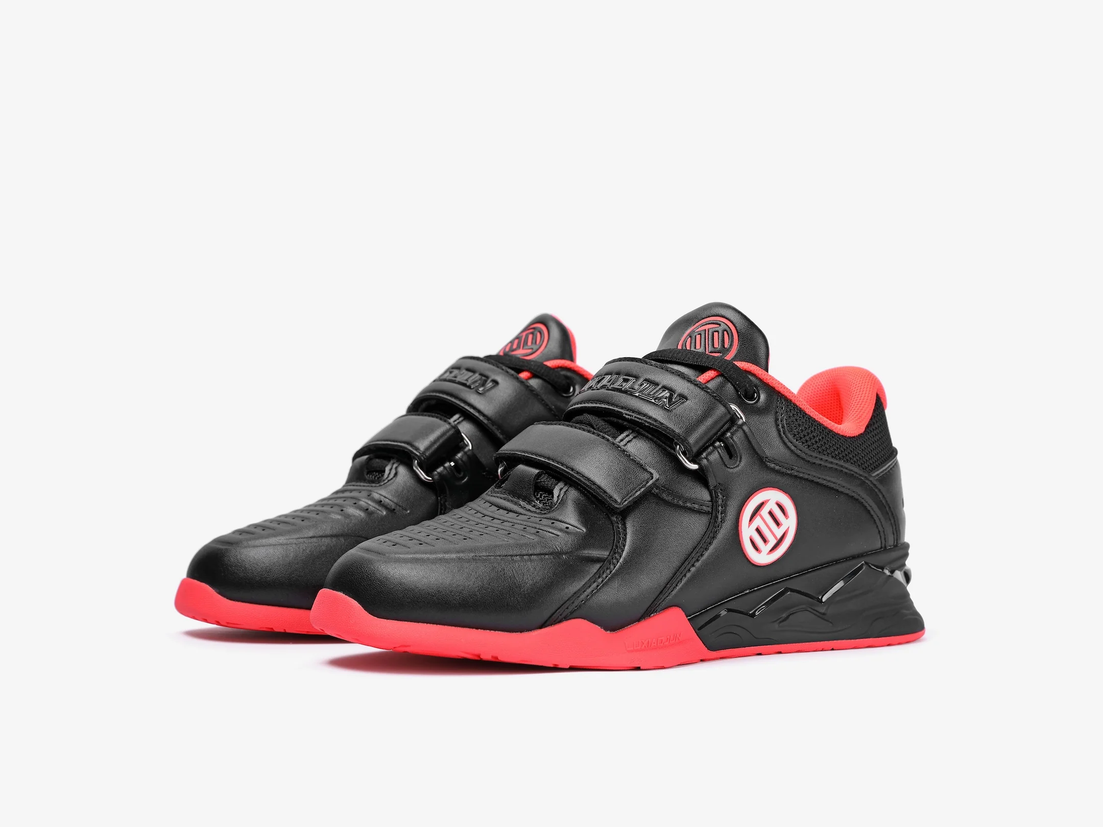 Lu Xiaojun Lifter 1.0 Professional Weightlifting Shoes / Squat Shoes - Black/Red - Image 2
