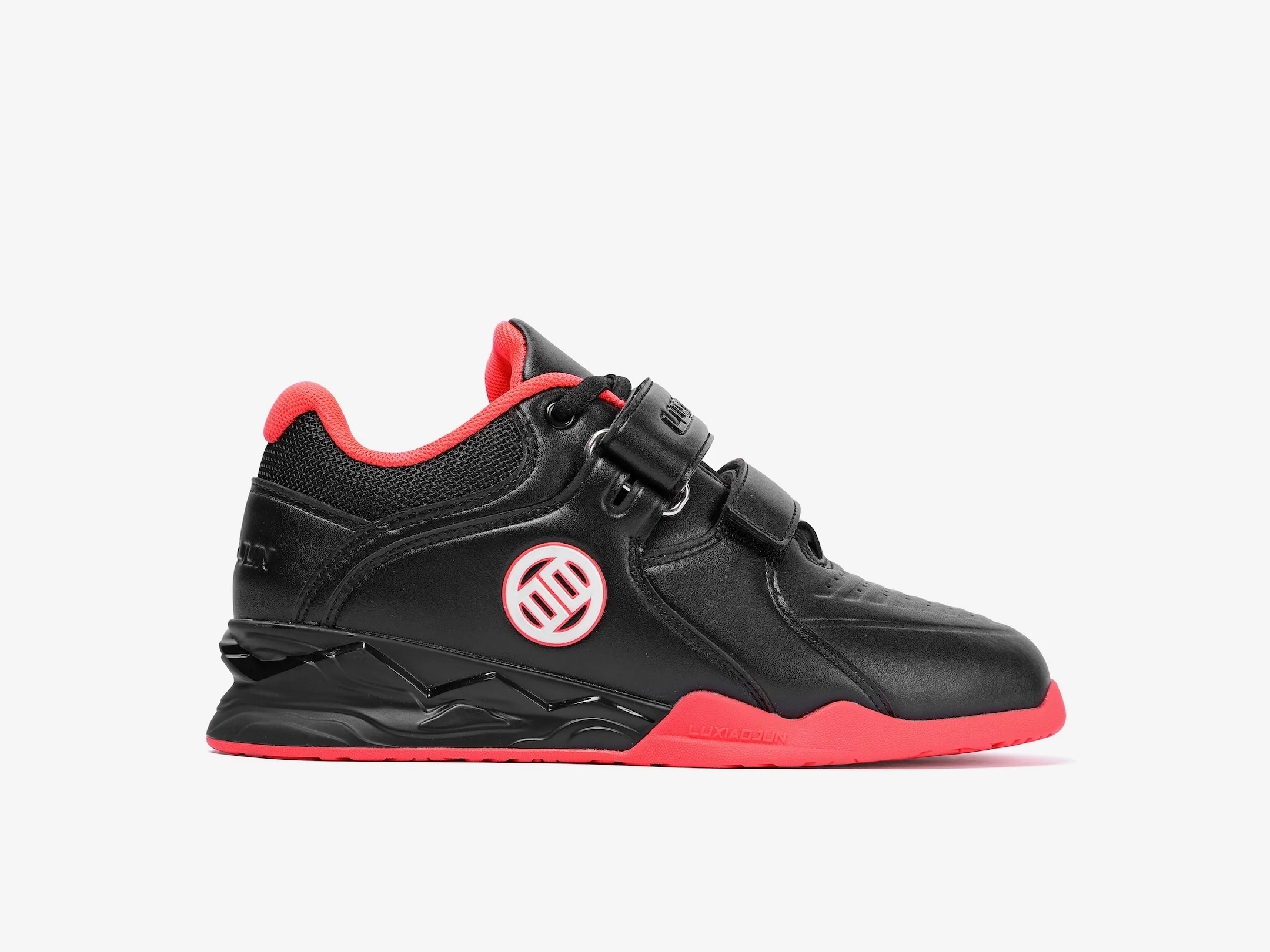 Lu Xiaojun Lifter 1.0 Professional Weightlifting Shoes / Squat Shoes - Black/Red - Image 4