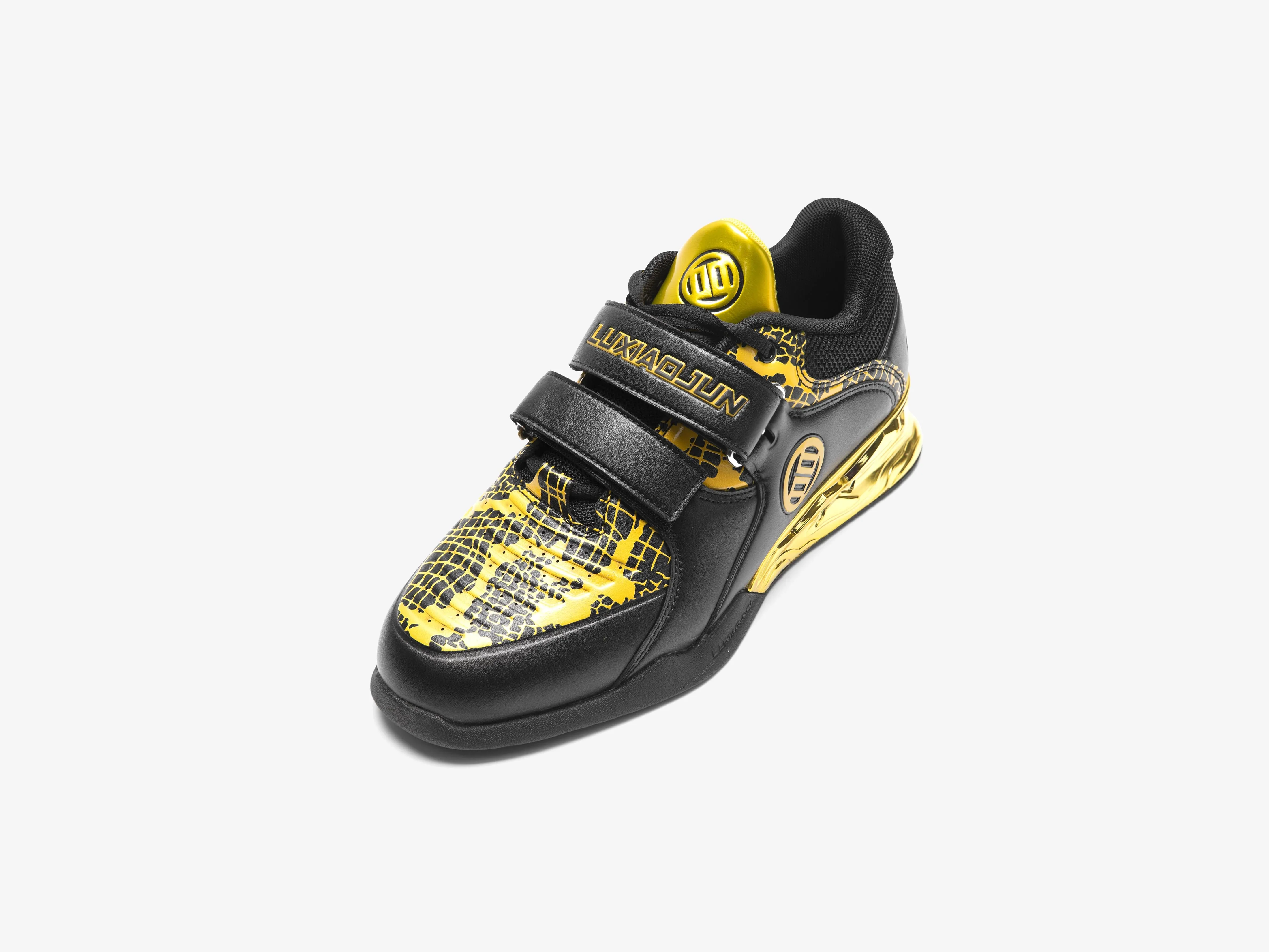 Lu Xiaojun Lifter 1.0 Professional Weightlifting Shoes / Squat Shoes - Year of the Snake（Black/Gold） - Image 3