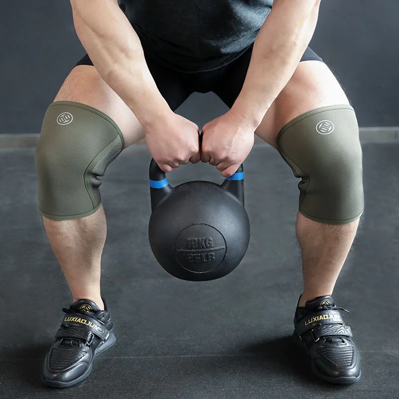 Lu Xiaojun Men & Women 7mm Weightlifting Knee Sleeves - Image 6