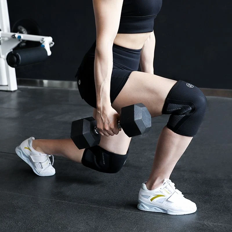 Lu Xiaojun Men & Women 7mm Weightlifting Knee Sleeves - Image 7