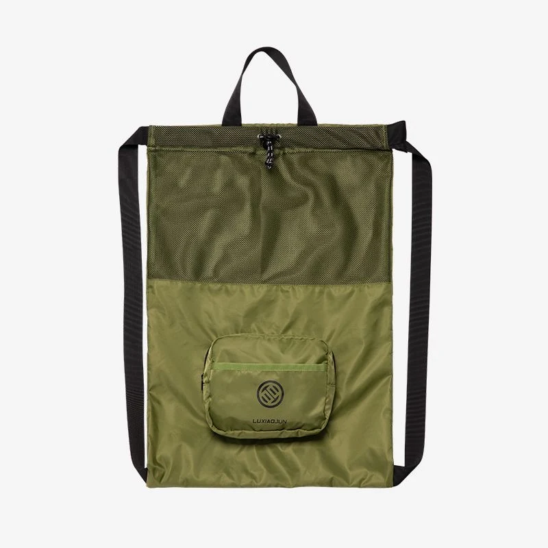 Lu Xiaojun Sports Fitness Drawstring Bag/Simple Drawstring Folding Travel Backpack - Image 10
