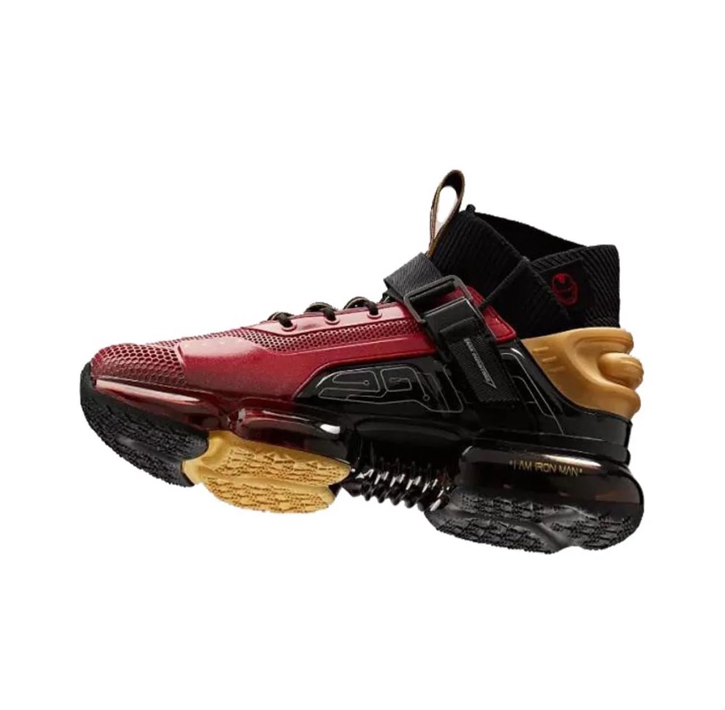 Marvel x Anta “Iron Man” High Running Shoes - Red - Image 2