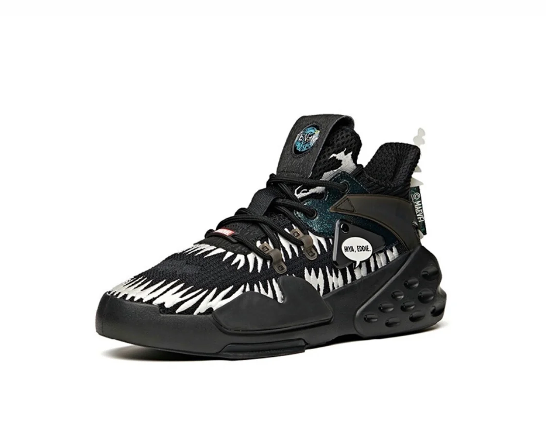Marvel x Anta Badao Mid “Venom” Black - Image 2
