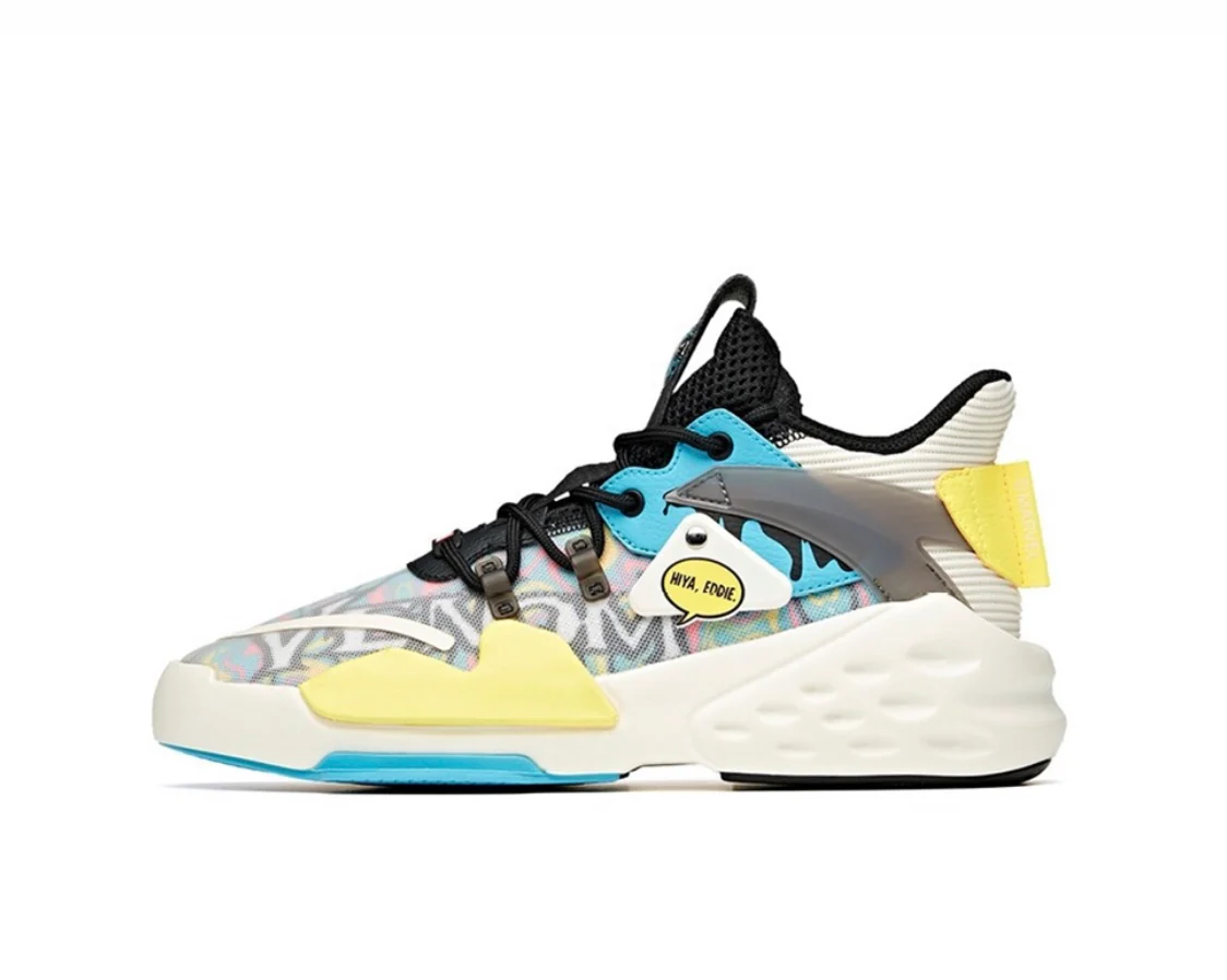 Marvel x Anta Badao Mid “Venom” White/Black/Yellow