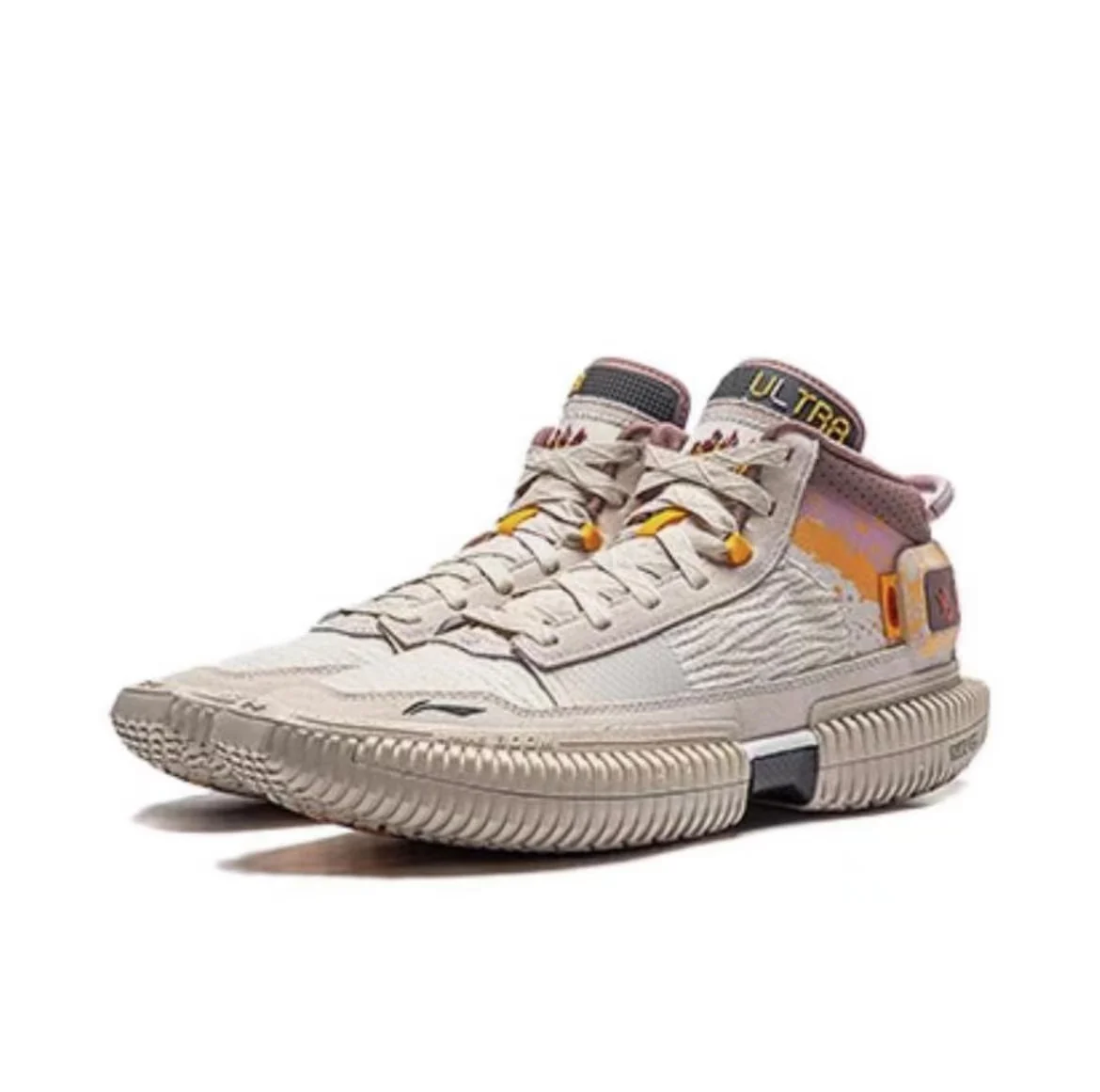 R.J. Hampton x Li-Ning Badfive 3 Ultra | Mister Cartoon - Milky White - Image 2