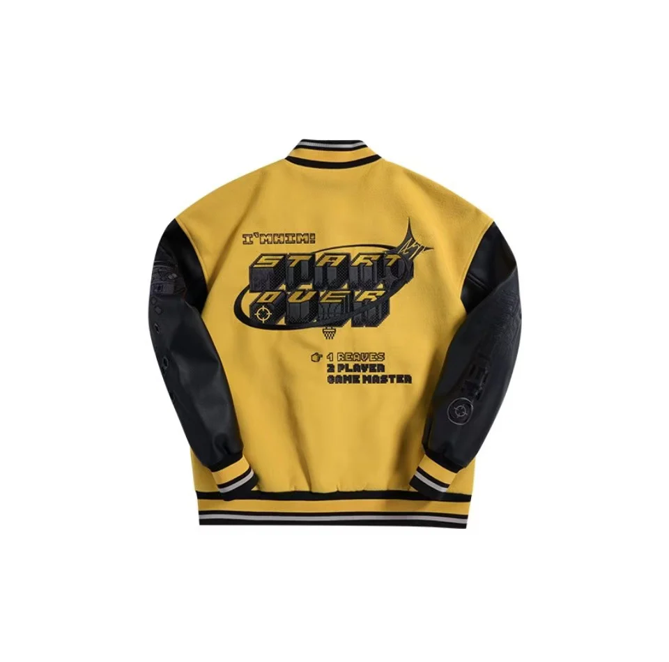 Rigorer Double Layer Bomber Jacket - Yellow - Image 2