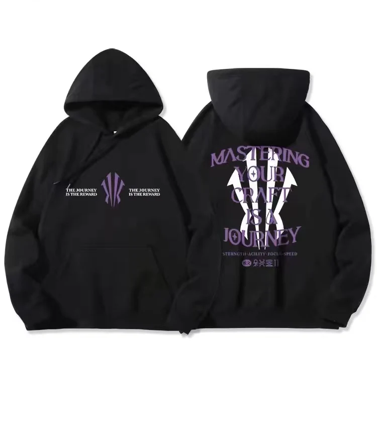Shield Fleece Comfortable Hoodie - Black