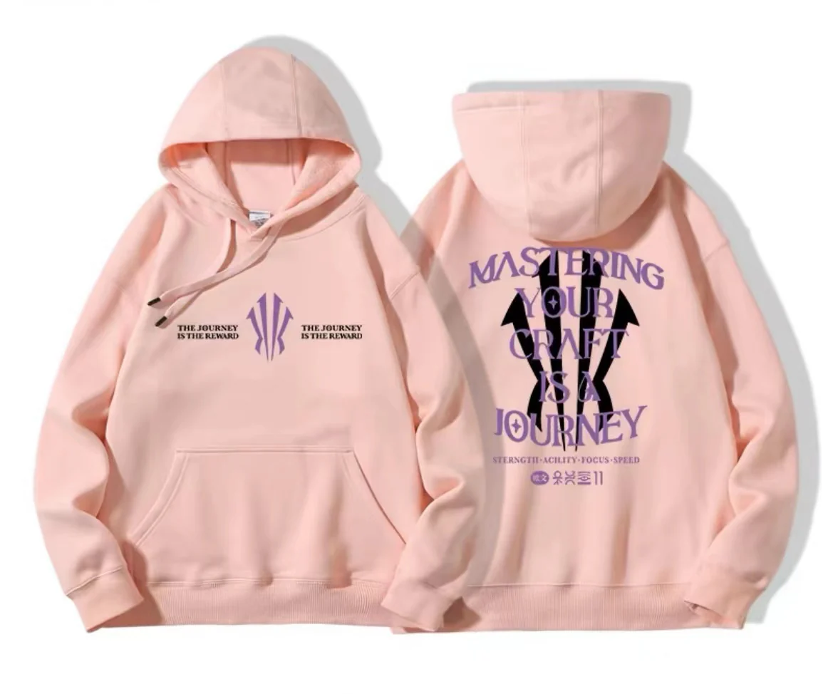 Shield Fleece Comfortable Hoodie - Purple - Image 3