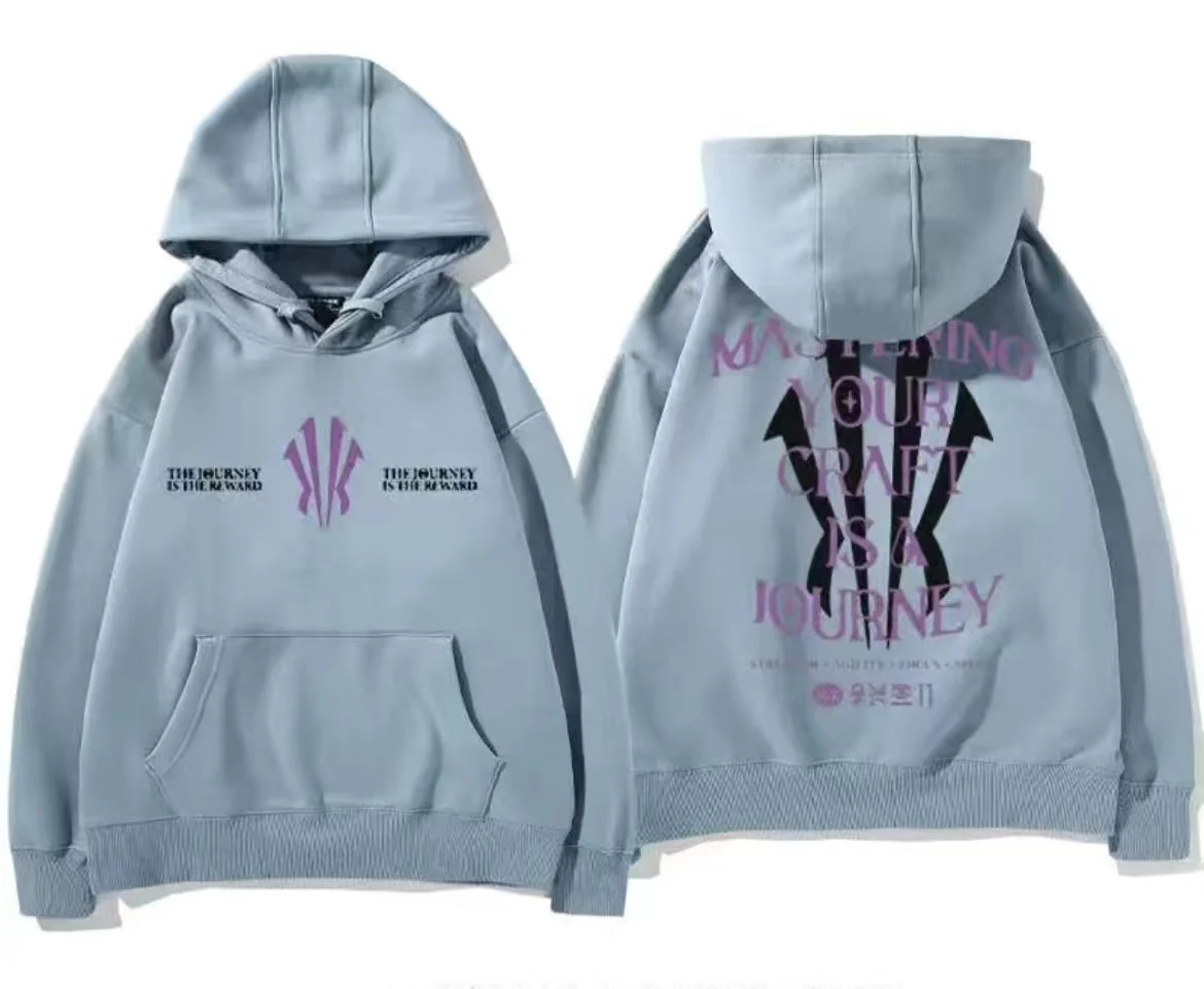 Shield Fleece Comfortable Hoodie - Purple - Image 6