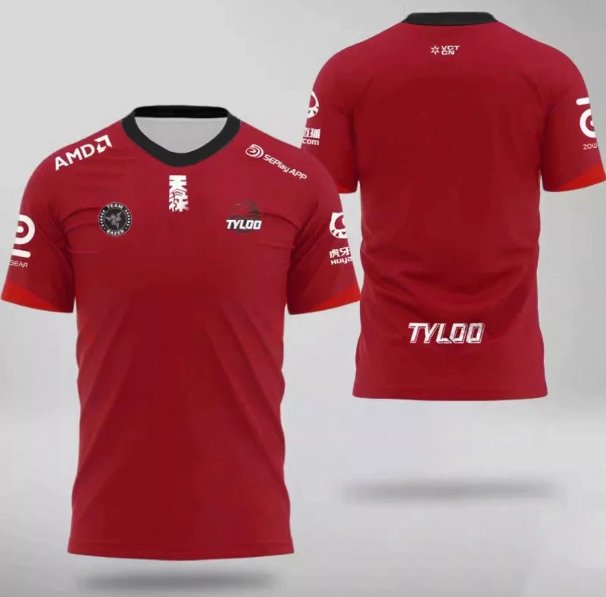 TYLOO Esports CSGO Customizable ID Major Gaming Jersey - DANK1NG & Eggplant - Image 5