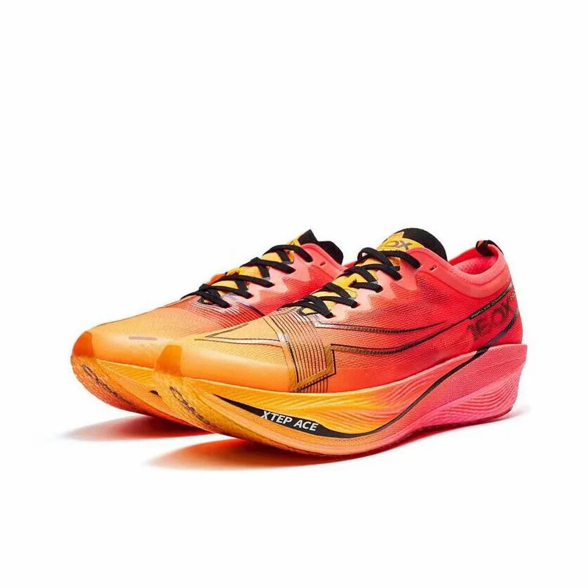 （Women & Men）Xtep 160X 5.0 Pro Marathon Running Shoes - Laser Red - Image 2