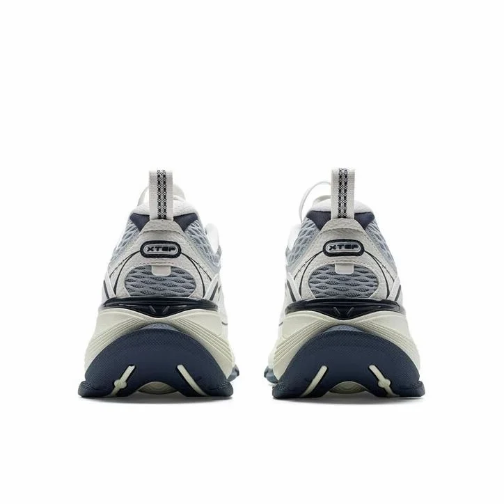 Xtep Basque 2 Sports Couple Height Increasing Shoes - Dawn Gray - Image 4