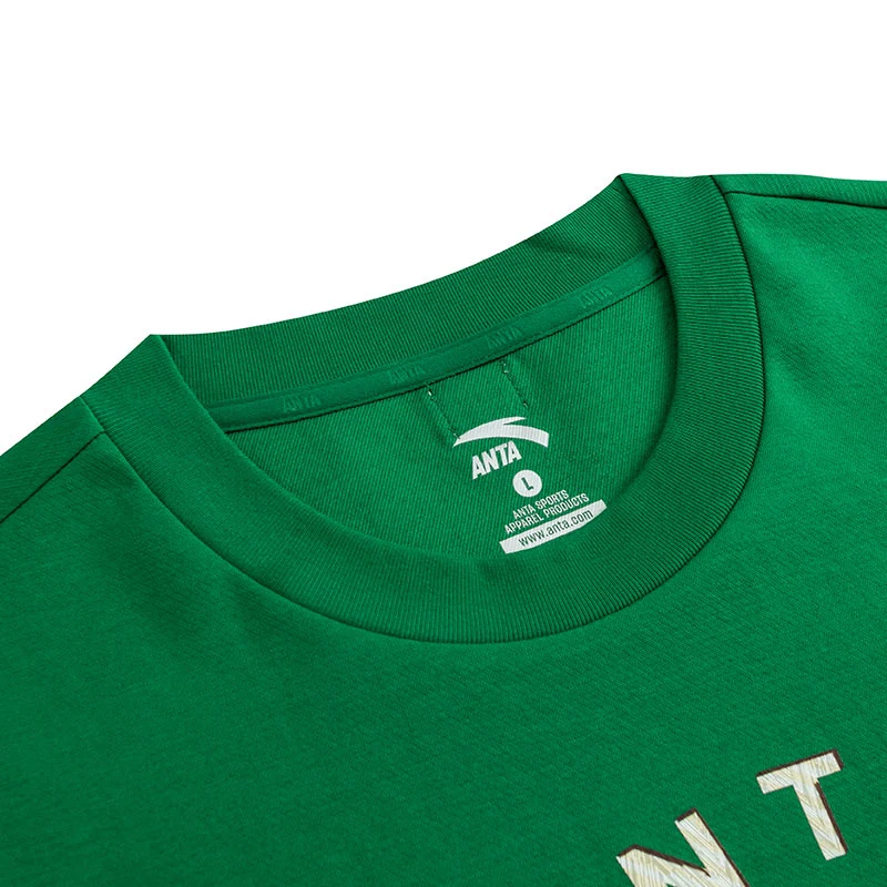 【Yibo Wang】Anta Ling Loong Tee 2024 Paris Olympics T-shirt - Green - Image 3